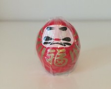 Mini Daruma Doll, 4.5 cm alto - made in Japan GIAPPONE - color ROSSO - Original