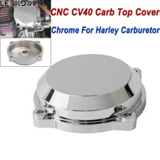 Chrome Cv40 Carburetor Carb Top Cover For Harley Softail Sportster Electra Glide