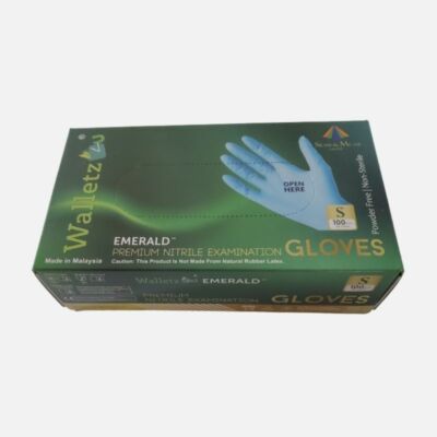 Emerald Disposable Small Premium Nitrile Exam Glove 3mil Blue Powder Free  500pcs