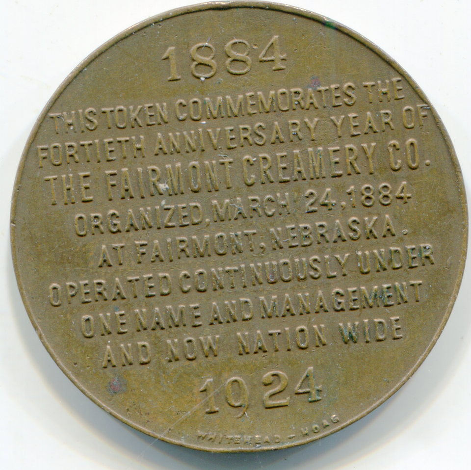 The Fairmont Creamery Co. 18841924 (Nebraska) TC429413 35mm scarce lotjul4686 eBay