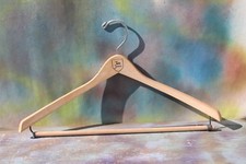 Vintage Tom James Wood Suit Hanger with Pants Bar FREE SHIPPING 