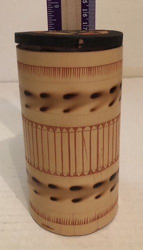 Piccola bidone per nido in bambù decorazione/bevande fatto a mano - Foto 2 di 23