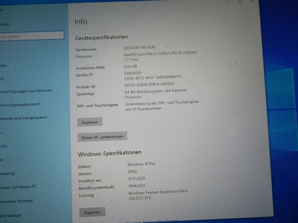 Microsoft surface pro 5 1807 LTE, Intel i5-7300U, 8GB RAM, 256GB SSD, Teildefekt - Bild 3 von 4