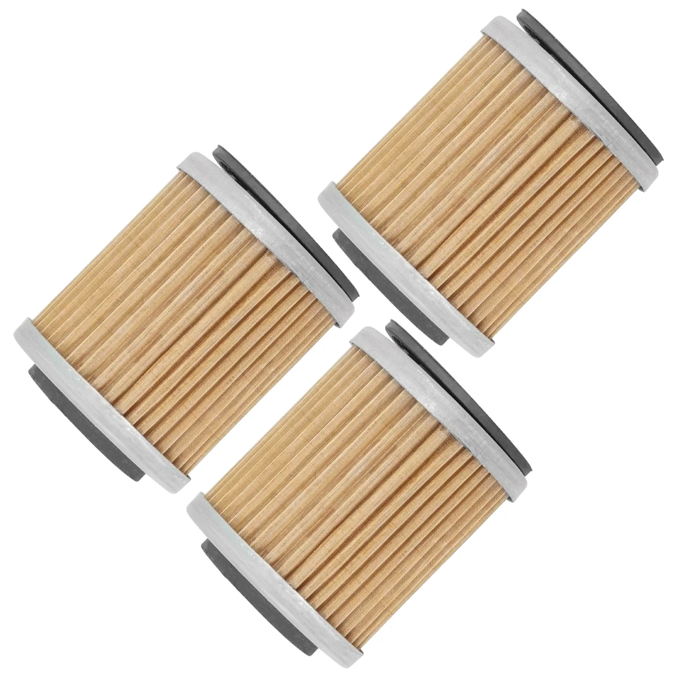 Paquete de 3 filtros de aceite para Yamaha TTR250 TT-R250 1999 2000 2001 2002-2006 Foto 4 de 4