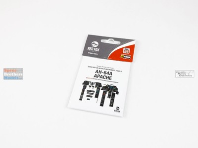 RFSQS35014 1:35 Red Fox Studio Quick Set Acrylic Instrument Panel - AH-64A