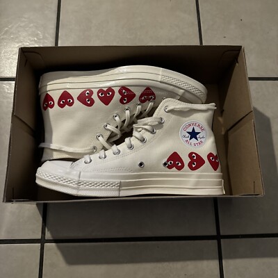 Size 9 - Converse Chuck 70 High Top x Comme des Garcons Play Multi Heart 2019 - 