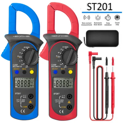 ANNABAY2018 Digital Multimeter Tester AC Volt Ohm Amp Clamp Meter Auto Range LCD Handheld