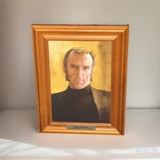 Portal 2 Framed Cave Johnson Talking Portrait From ThinkGeek, Tested & Working!