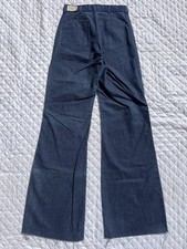 NOS Vintage US Navy Denim Type II 2 Utility FR Trousers 29r Bell Bottom Jeans