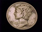 1920-S  Mercury Dime, Fine Grade