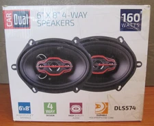 Dual Electronics DLS574 Car Speaker 4 Way Full Range 160 Watts - New Open Box