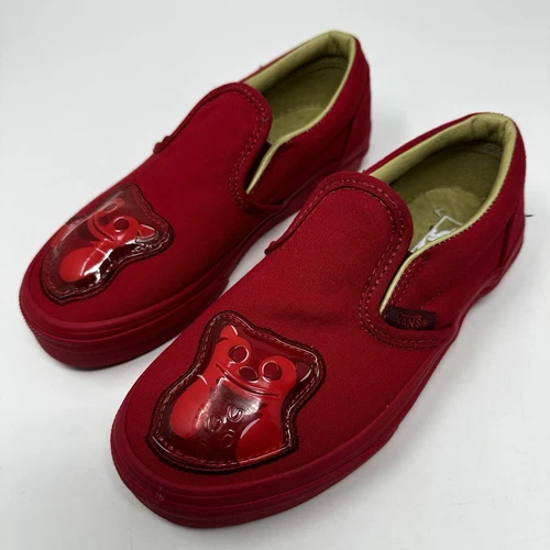 Sneakers VANS Haribo Goldbe slip on bambino rosso orsetti 3D taglia US 1