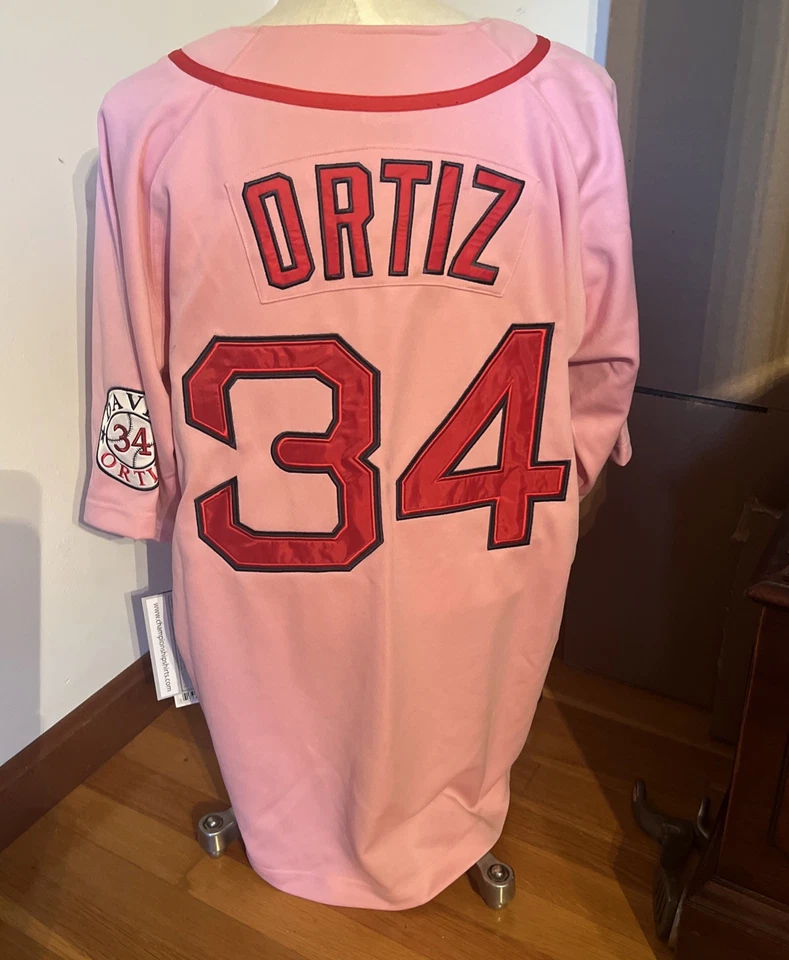 NWT MLB DAVID ORTIZ PAPI JERSEY WOMEN’S M (7-8) - Image 2 of 4