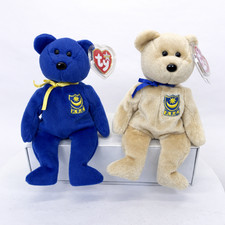 TY Beanie Baby Pompey & Premier Bears Portsmouth FC UK Exclusive MWMT Mint New
