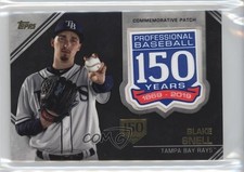 2019 Topps Update Manufactured 150th Anniversary /150 Blake Snell Patch 1u6
