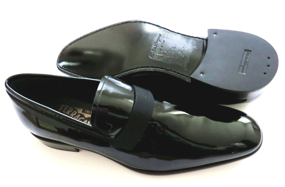 ??????Men\'s Salvatore Ferragamo Black Tux Shoes; Size: 13?????? Tramezza plain toe Oxford - Men | Ferragamo main image 3