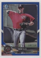2018 Bowman Chrome Prospects Blue Refractor 148/150 Drew Ellis #BCP25 s3g