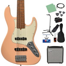 Bacchus WJB5-1DX-AC RSM/M SLPK 5-string bass beginner 12-piece set with Fender