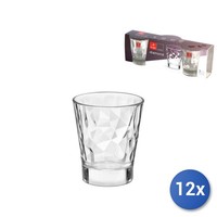 12X Packungen 3 GläSer Aus Glas Diamond LiköR Cl 08 Transparent Bormioli