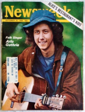 ARLO GUTHRIE Newsweek 1969 magazine folk singer Alice Restaurant Mint Cond Q8