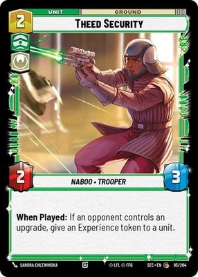 3X-Theed Security-SWU06-Secrets of Power-Star Wars Unlimited