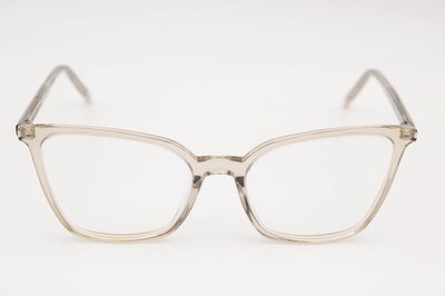 Saint Laurent SL669 1 Beige Cat Eye Eyeglasses Frames 54-18-145