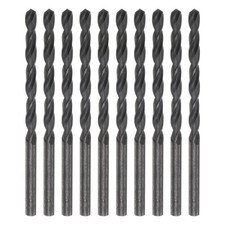 Image of 10pcs Twist Jobber Drill Bits 4.5mm Nitride Coated High Speed Steel (HSS) 4341