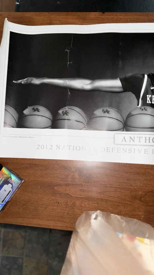 Foto enmarcada Jugador Defensivo del Año 2012 Anthony Davis "Wingspan" Foto 3 de 4