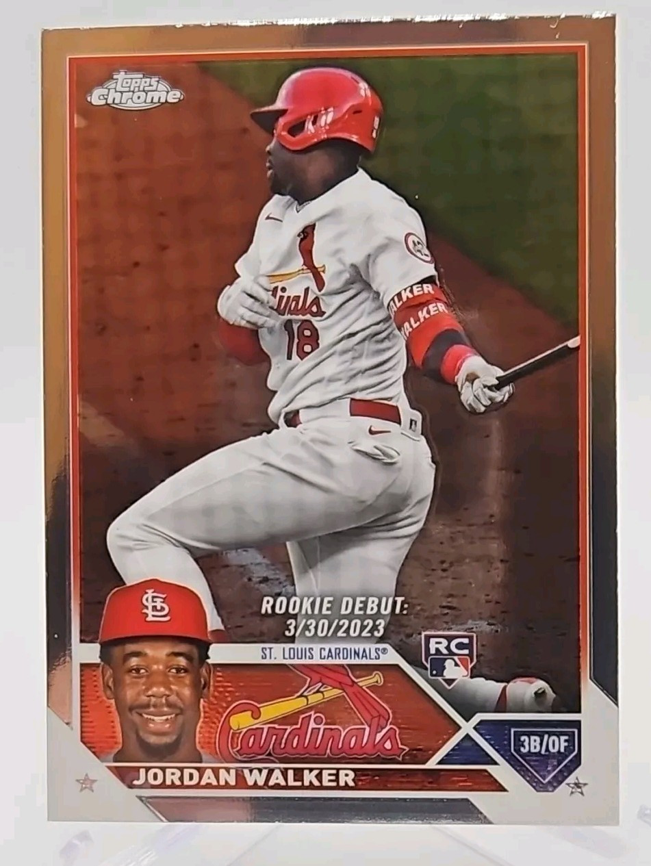 2023 Topps Chrome Update #USC150 Jordan Walker Rookie Debut Cardinals MLB RC