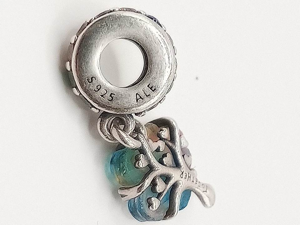 charm pandora originali s925 Ale X Bracciale Ciondolo Albero Della Vita Zirconi - Immagine 2 di 4