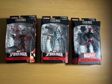 Marvel Legends Silver Sable  Red Goblin  And Night Thrasher BAF Kingpin Bundle
