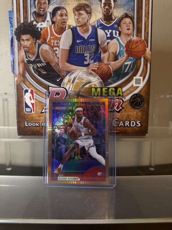 TOPPS NBA HOOPS 2025-26 ORANGE PARALLEL SHAI GILGEOUS-ALEXANDER THUNDER #86