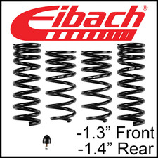 Eibach Pro-kit Lowering Springs Set Of 4 Fit 1994-04 Ford Mustang Gt Convertible Eibach Pro-kit Lowering Springs Set Of 4 Fit 1994-04 Ford Mustang Gt Convertible