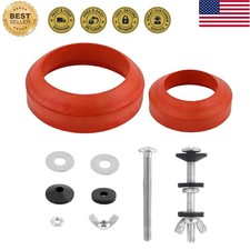 Universal Toilet Tank to Bowl Bolt Gasket Kit,Toilet Seal Repair Tank Parts...