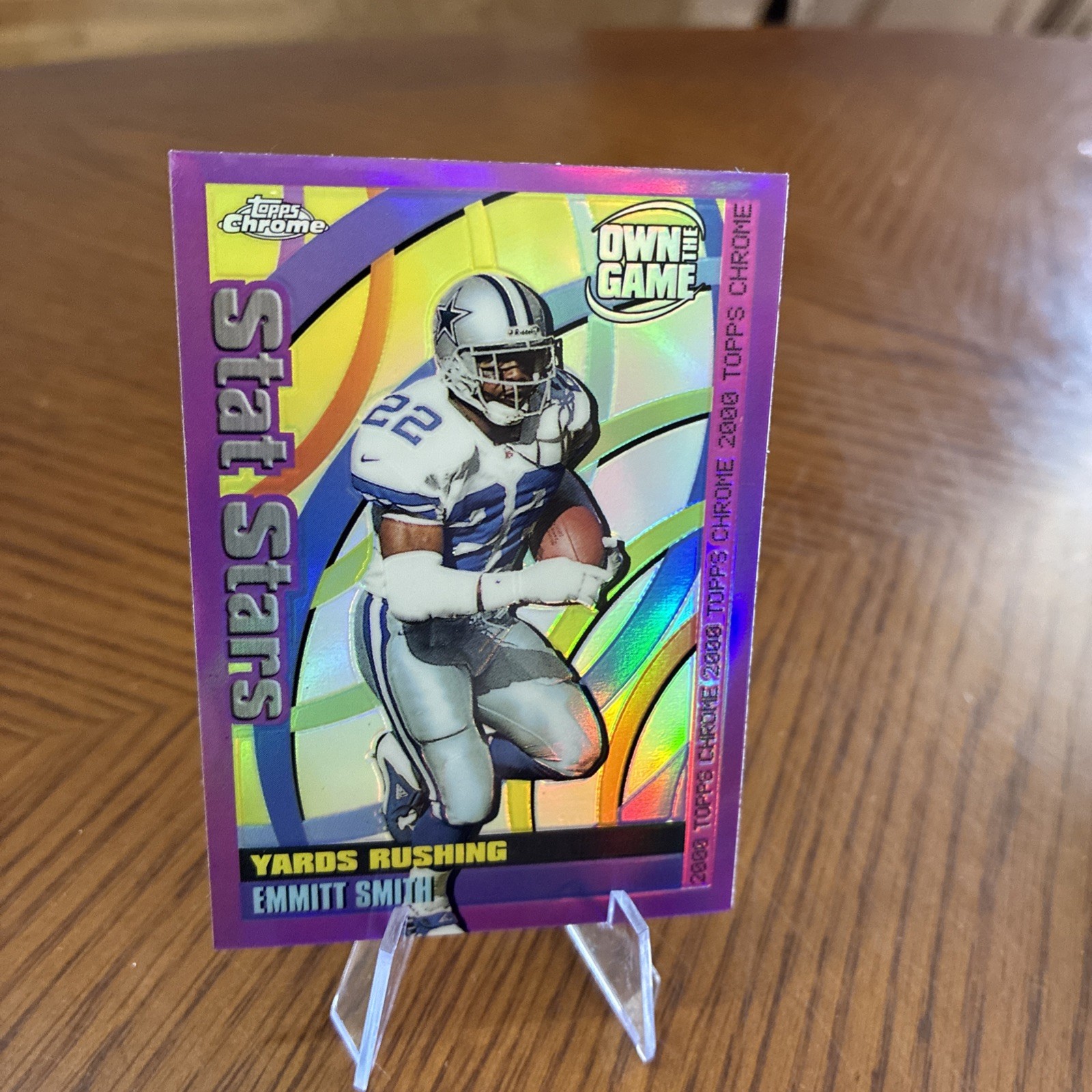 2000 Topps Chrome Emmitt Smith Own the Game Refractor #OTG9