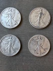 4 Walking Liberty Half Dollar Silver Coins