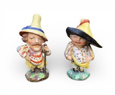 Staffordshire Keramik Herrenhaus Zwerge, um 1830.