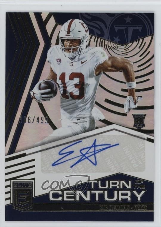 2025 Donruss Elite Turn of the Century 306/499 Elic Ayomanor Rookie Auto RC 08ok