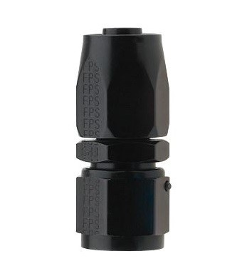 Squirrelly -10AN Black Anodized Swivel Straight Hose End Fitting Adapter