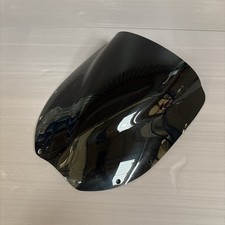 KAWASAKI ZZR600 D 1990-1992 Double Bubble Solid Black Screen NEW.