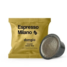 Dongiò Caffè Espresso Milano - 80 Capsules compatible with Lavazza Blue/Black...
