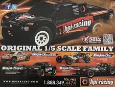 HPI Racing 1/5 Scale Baja RC Trucks Original Family 2012 Print Ad Advertisement