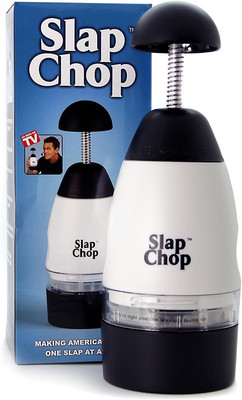 Original Slap Chop Kitchen Food Slicer Manual Chopper With Stainless Steel Bl...