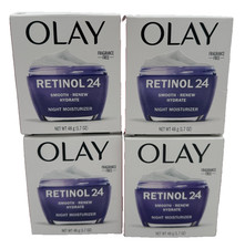 Olay Retinol 24 Night Moisturizer Frangrance Free BUNDLE OF 4 