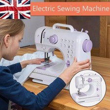 Portable Mini 12 Stitches Pedal Household Electric Sewing Machine for Beginner