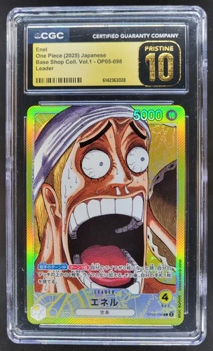 2025 ONE PIECE JP ENEL LEADER OP05-098 CGC 10 PRISTINE N PT
