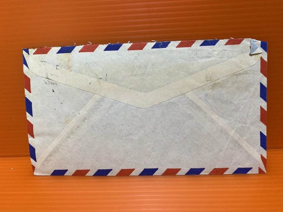 Tailandia Siam Cubierta Uso Local Vintage Período 1980 Cruz Roja Sello Envío Gratis Foto 3 de 4