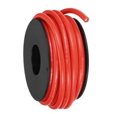12 AWG Flexible Silicone Wire 6m/20ft, Tinned Copper Electrical Wire, Red