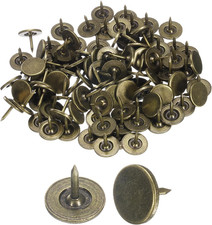 150Pcs Upholstery Tacks, 11mmx10mm Flat Head Thumb Tack Decorative Furniture ...