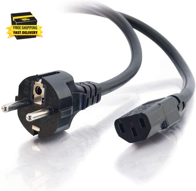 8.2Ft (2.5M) 14 AWG European Power Cord (CEE7/7 to IEC320C13) (TAA Compliant)  